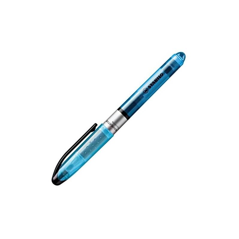 STABILO MARCADOR FLUORESCENTE NAVIGATOR AZUL CAJA 10 UD