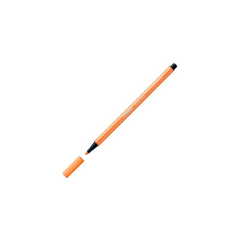 STABILO ROTULADOR PEN 68 NARANJA FLUORESCENTE CAJA 10 UD