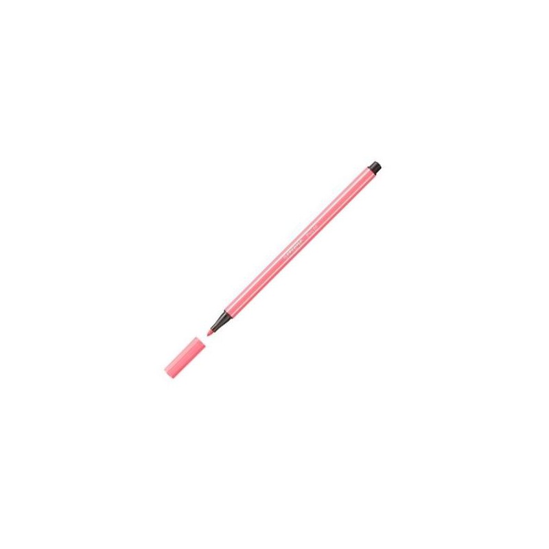 STABILO ROTULADOR PEN 68 ROSA CLARO CAJA 10 UD