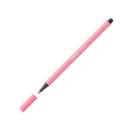 STABILO ROTULADOR PEN 68 ROSA CLARO CAJA 10 UD