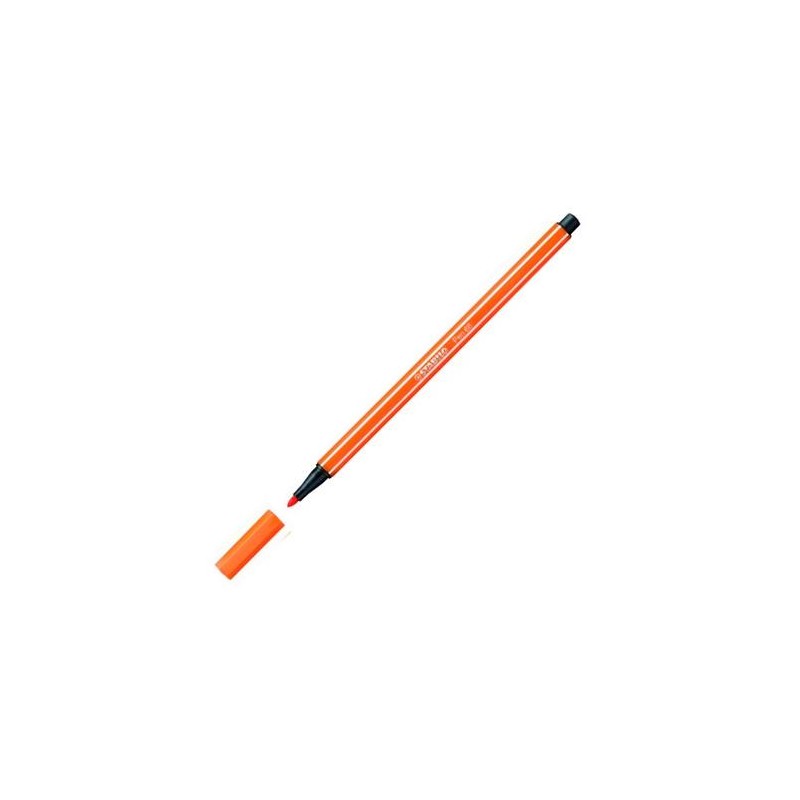 STABILO ROTULADOR PEN 68 BERMELLÓN PALIDO CAJA 10 UD