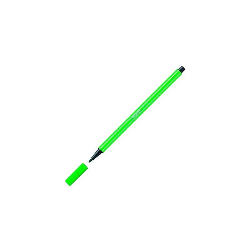 STABILO ROTULADOR PEN 68 VERDE CAJA 10 UD