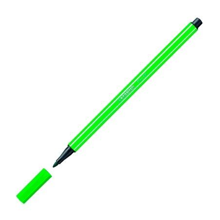 STABILO ROTULADOR PEN 68 VERDE CAJA 10 UD