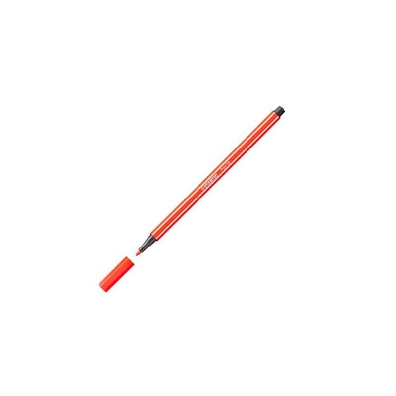 STABILO ROTULADOR PEN 68 ROJO CAJA 10 UD