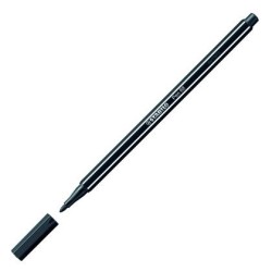 STABILO ROTULADOR PEN 68 NEGRO CAJA 10 UD