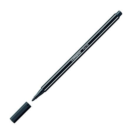 STABILO ROTULADOR PEN 68 NEGRO CAJA 10 UD