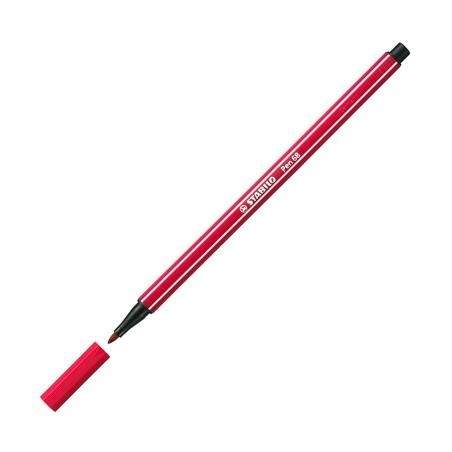 STABILO ROTULADOR PEN 68 ROJO OSCURO CAJA 10 UD