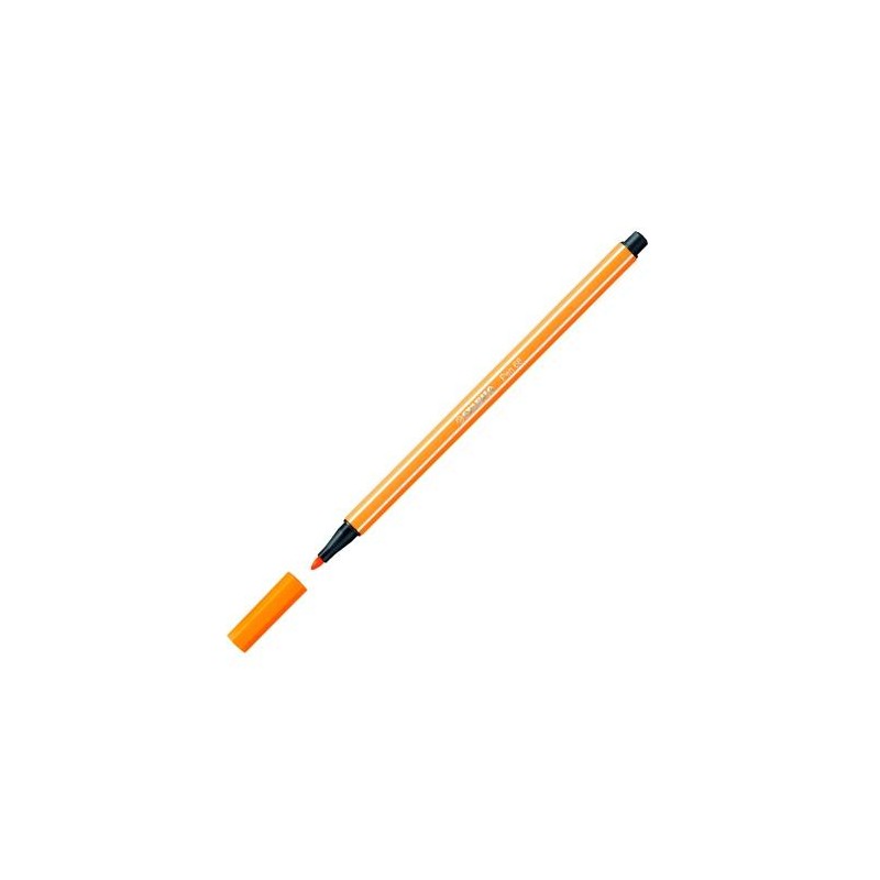 STABILO ROTULADOR PEN 68 NARANJA CAJA 10 UD