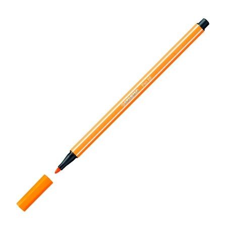 STABILO ROTULADOR PEN 68 NARANJA CAJA 10 UD