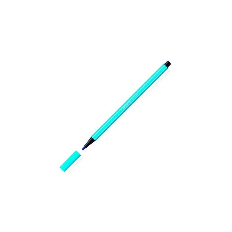 STABILO ROTULADOR PEN 68 AZUL CELESTE CAJA 10 UD