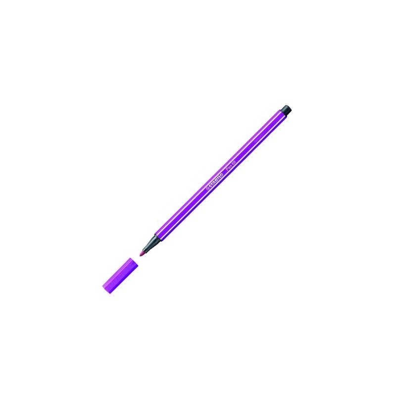 STABILO ROTULADOR PEN 68 LILA CAJA 10 UD