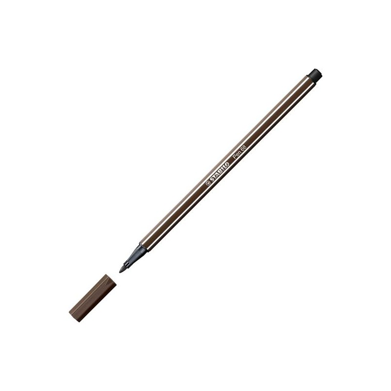 STABILO ROTULADOR PEN 68 OCRE CAJA 10 UD