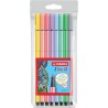 STABILO ROTULADORES PEN 68 C/SURTIDOS PASTEL ESTUCHE 8 UD
