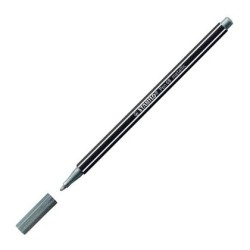 STABILO ROTULADOR PEN 68 METALLIC PLATA CAJA 10 UD