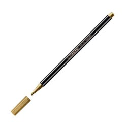 STABILO ROTULADOR PEN 68 METALLIC ORO CAJA 10 UD
