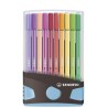 STABILO ROTULADOR PEN 68 COLORES SURTIDOS ESTUCHE PARADE ANTRACITA-AZUL 20 UD