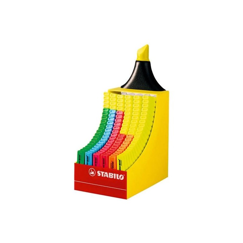 STABILO MARCADOR FLUORESCENTE BOSS ORIGINAL C/SURTIDOS EXPOSITOR 120 UD
