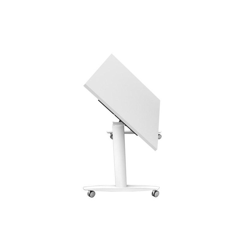 ARTEXPORT MESA MULTIFUNCIONAL TAXI 140 PATAS DE METAL CON RUEDAS Y TAPA ABATIBLE DE 25MM BLANCO