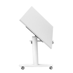 ARTEXPORT MESA MULTIFUNCIONAL TAXI 160 PATAS DE METAL CON RUEDAS Y TAPA ABATIBLE DE 25MM BLANCO