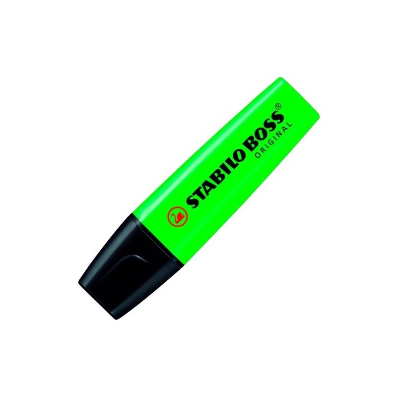 STABILO MARCADOR FLUORESCENTE BOSS ORIGINAL VERDE