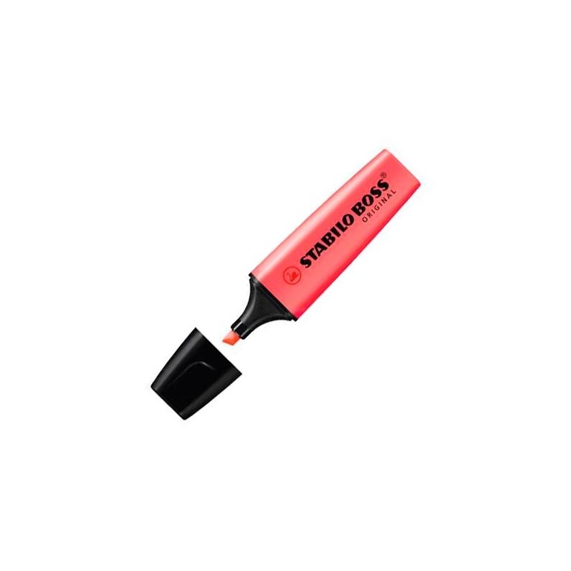 STABILO MARCADOR FLUORESCENTE BOSS ORIGINAL ROJO