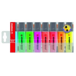 STABILO MARCADOR FLUORESCENTE BOSS ORIGINAL C/SURTIDOS BLÍSTER 8 UD