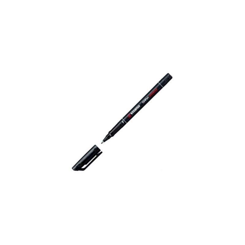 STABILO MARCADOR PERMANENTE OHPEN UNIVERSAL F PUNTA FINA 0.7MM NEGRO