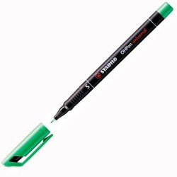 STABILO MARCADOR PERMANENTE OHPEN UNIVERSAL M PUNTA MEDIA 1.0MM VERDE