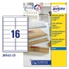 AVERY ETIQUETAS ADHESIVAS PARA SOBRES 99,1X33,9MM INKJET C/ROMOS 16 X 25H TRANSPARENTE
