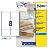 AVERY ETIQUETAS ADHESIVAS PARA SOBRES 99,1X67,7MM INKJET 8 X 25H TRANSPARENTES