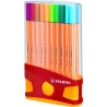STABILO ROTULADORES POINT 88 C/SURTIDOS ESTUCHE COLORPARADE ROJO 20 UD