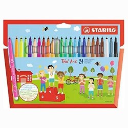 STABILO ROTULADORES TRIO AZ C/SURTIDOS ESTUCHE 24 UD