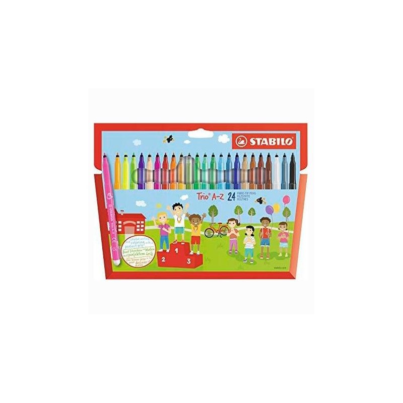 STABILO ROTULADORES TRIO AZ C/SURTIDOS ESTUCHE 24 UD
