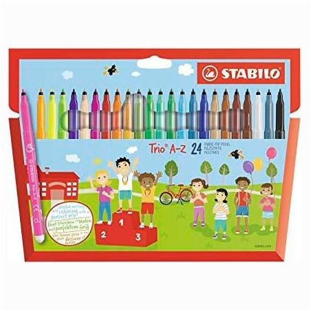 STABILO ROTULADORES TRIO AZ C/SURTIDOS ESTUCHE 24 UD