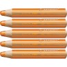 STABILO LÁPICES DE COLORES WOODY 3 EN 1 NARANJA ESTUCHE 5 UD