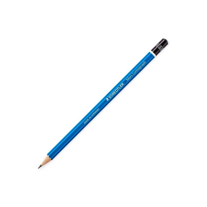 STAEDTLER LÁPIZ DE GRAFITO MARS LUMOGRAPH 100 8H CAJA 12 UD