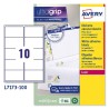 AVERY ETIQUETAS ADHESIVAS PARA ENVÍOS 99,1X57MM INKJET/LÁSER 10 X 100H 100% RECICLADO BLANCO
