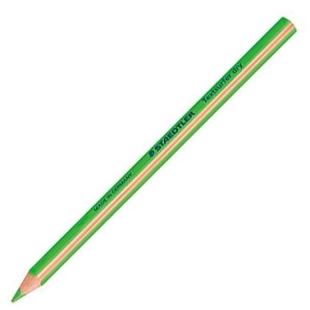 STAEDTLER MARCADOR EN SECO TEXTSURFER DRY VERDE FLUORESCENTE