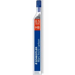 STAEDTLER MINAS MARS MICRO CARBON 0,5MM HB ESTUCHE 12 MINAS