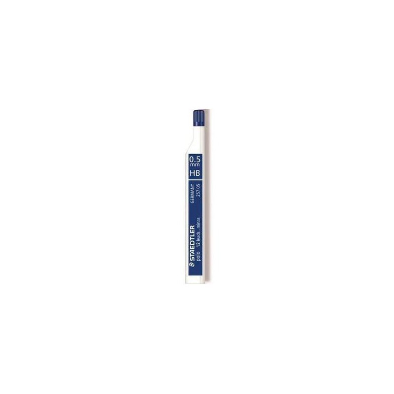 STAEDTLER MINAS POLO 0,5MM HB GRAFITO ESTUCHE 12 UD