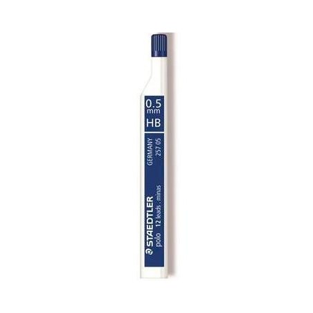 STAEDTLER MINAS POLO 0,5MM HB GRAFITO ESTUCHE 12 UD