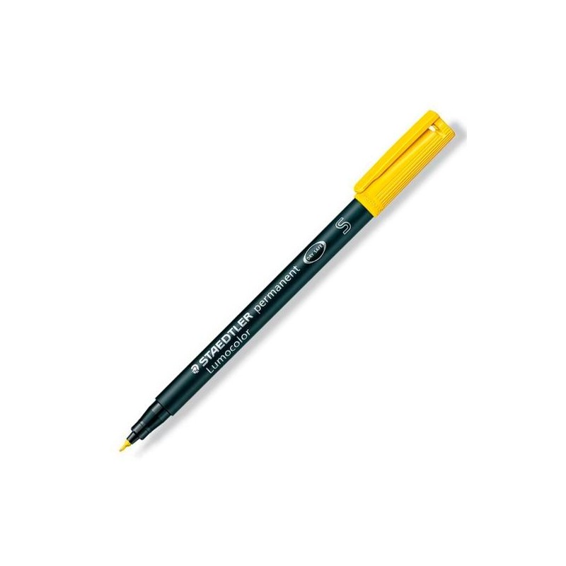 STAEDTLER ROTULADOR PERMANENTE LUMOCOLOR 313-1 S AMARILLO