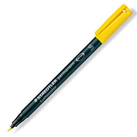 STAEDTLER ROTULADOR PERMANENTE LUMOCOLOR 313-1 S AMARILLO