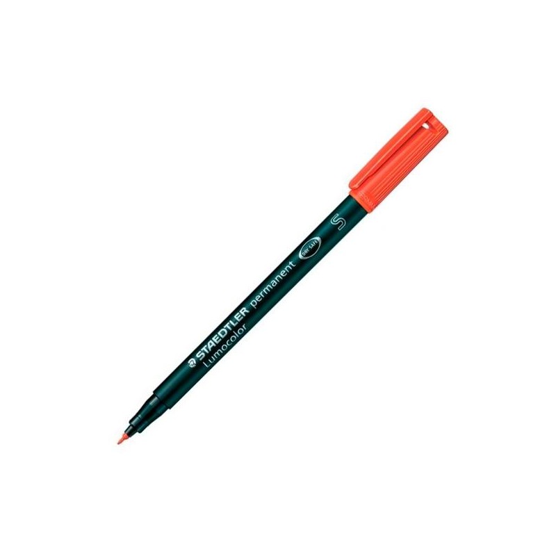 STAEDTLER ROTULADOR PERMANENTE LUMOCOLOR 313-2 S ROJO