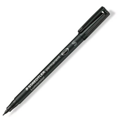 STAEDTLER ROTULADOR PERMANENTE LUMOCOLOR 313-9 S NEGRO
