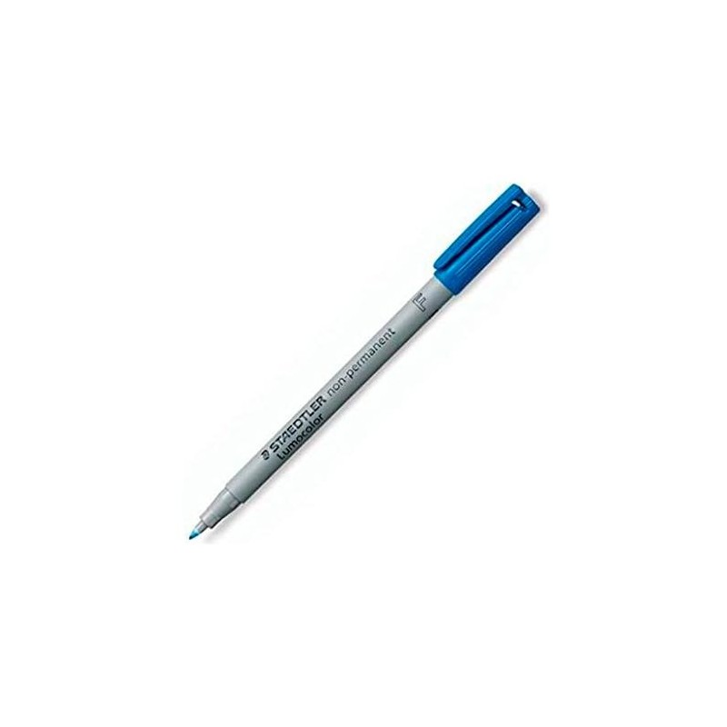 STAEDTLER ROTULADOR NO PERMANENTE LUMOCOLOR 316 F AZUL