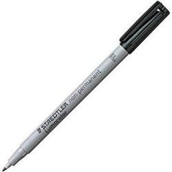 STAEDTLER ROTULADOR NO PERMANENTE LUMOCOLOR 316 F NEGRO