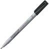 STAEDTLER ROTULADOR NO PERMANENTE LUMOCOLOR 316 F NEGRO
