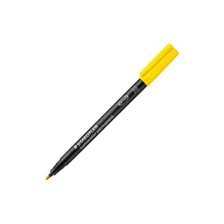 STAEDTLER ROTULADOR PERMANENTE LUMOCOLOR 317 M AMARILLO