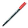 STAEDTLER ROTULADOR PERMANENTE LUMOCOLOR 317-2 M ROJO